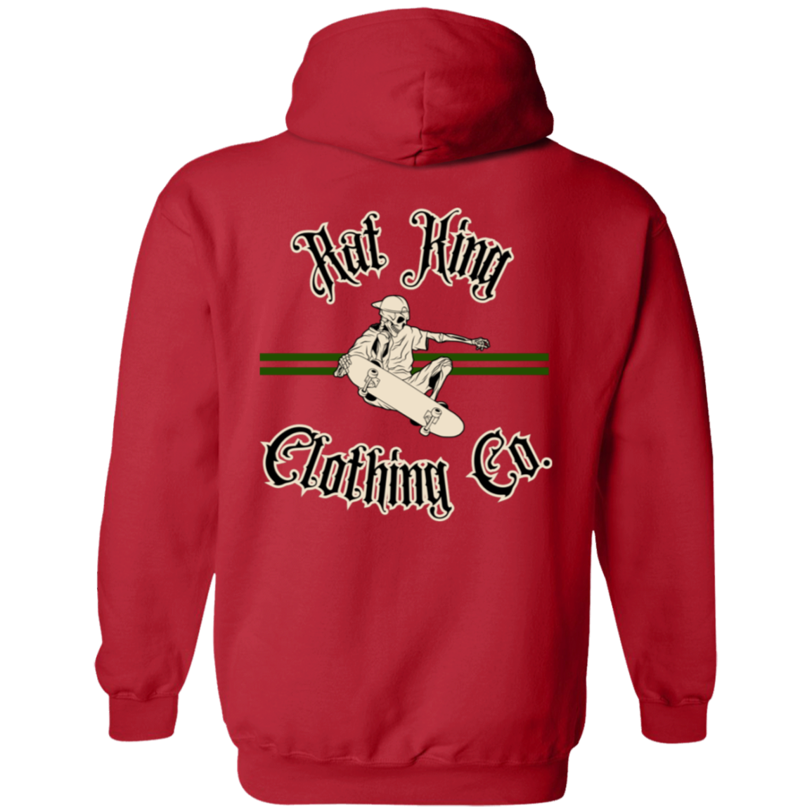 Skater Skeleton Boy Pullover Hoodie