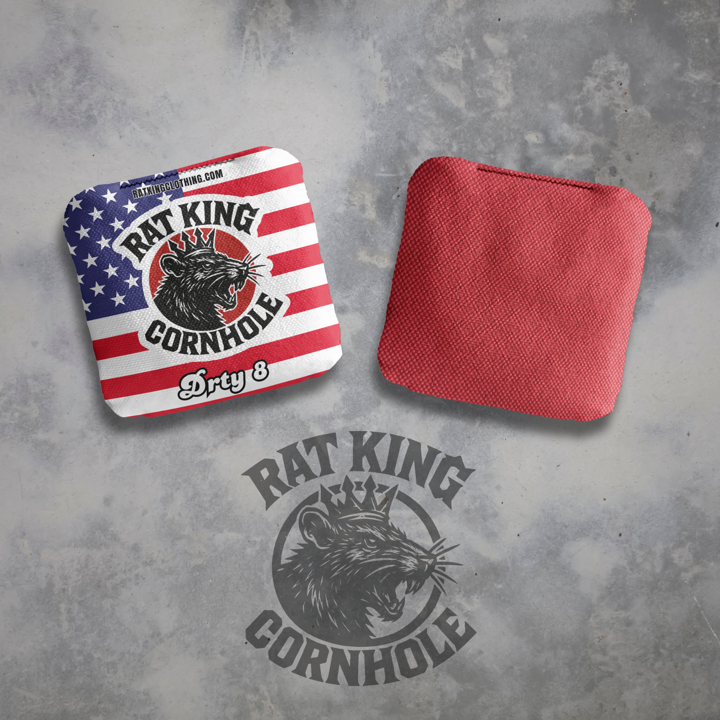 Pro Cornhole Bags- Flag