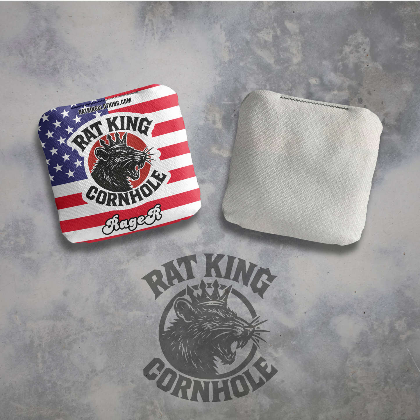 Pro Cornhole Bags- Flag