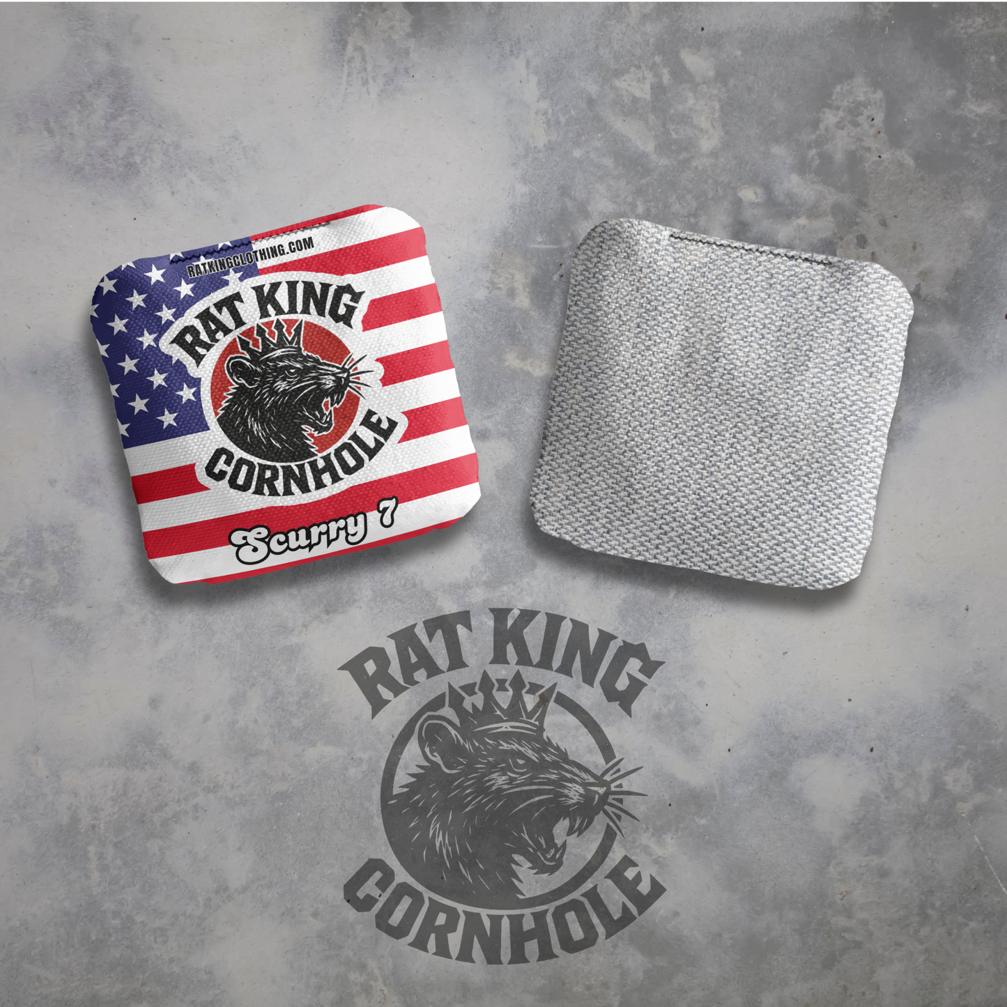 Pro Cornhole Bags- Flag
