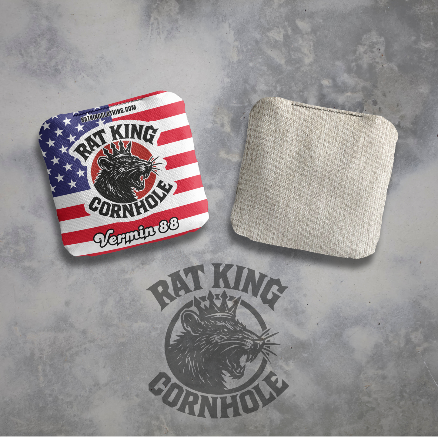 Pro Cornhole Bags- Flag