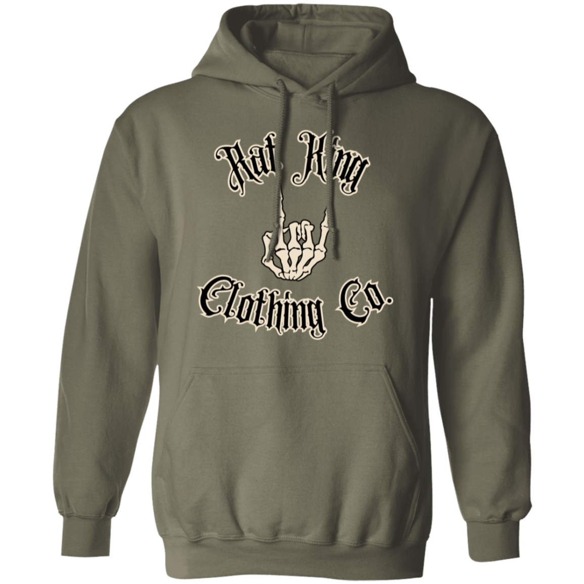 Classic Logo Full Front Pullover Hoodie