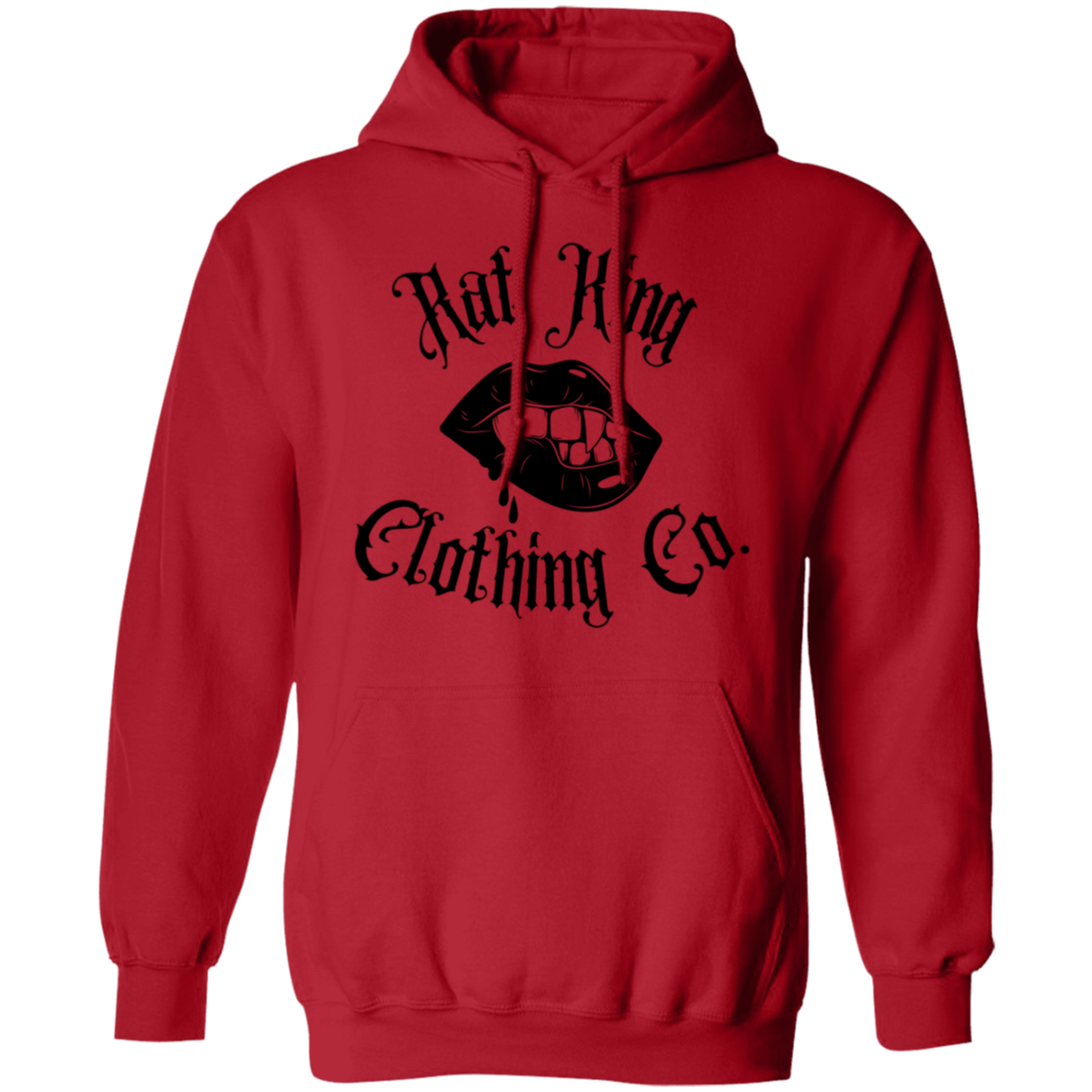 Vampire Lips Pullover Hoodie