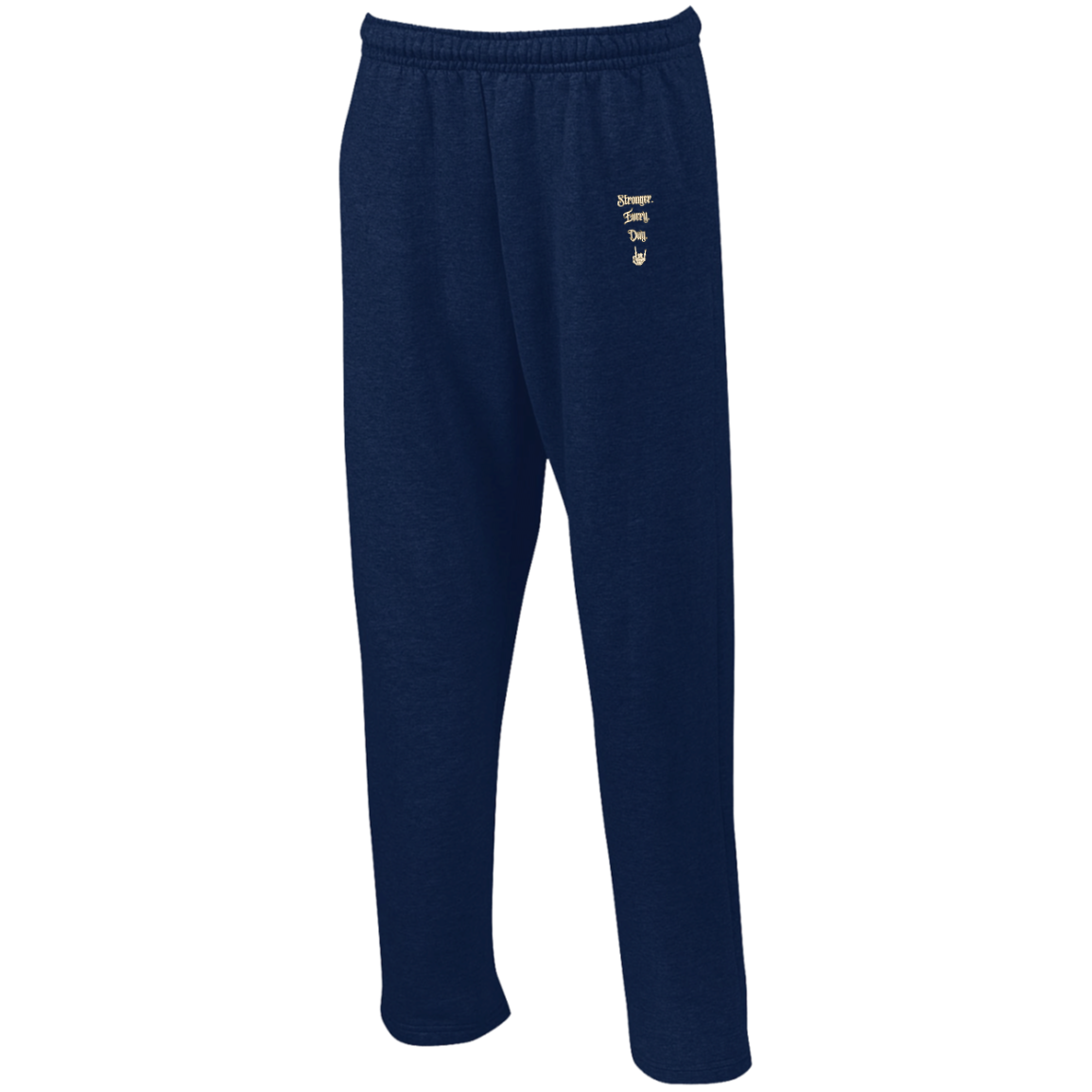 Stronger Every Day Open Bottom Sweatpants